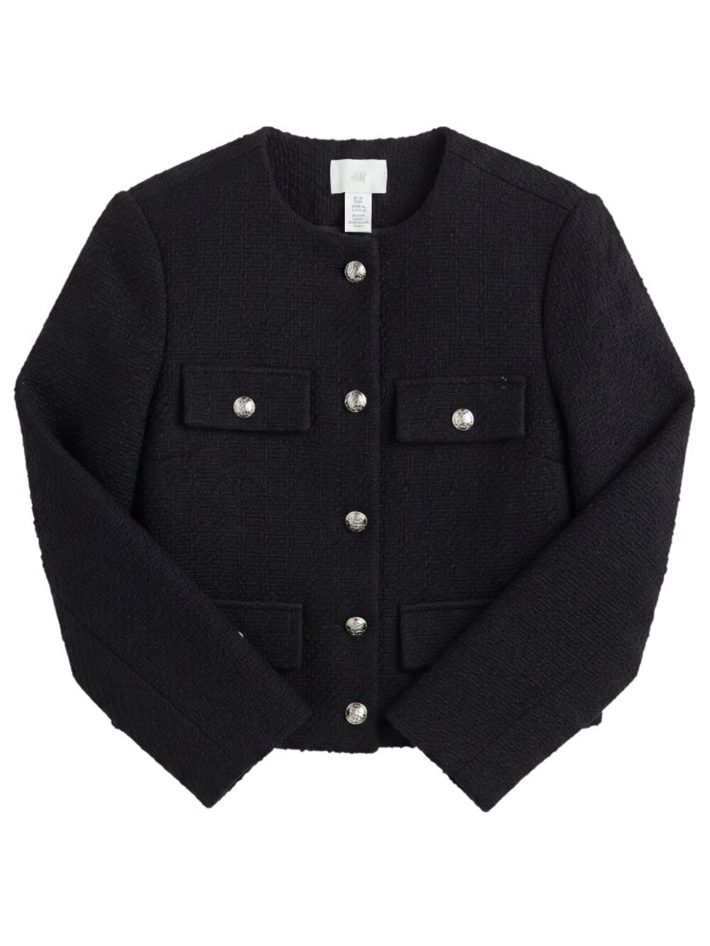 H&M Bouclé Tweed Blazer Set